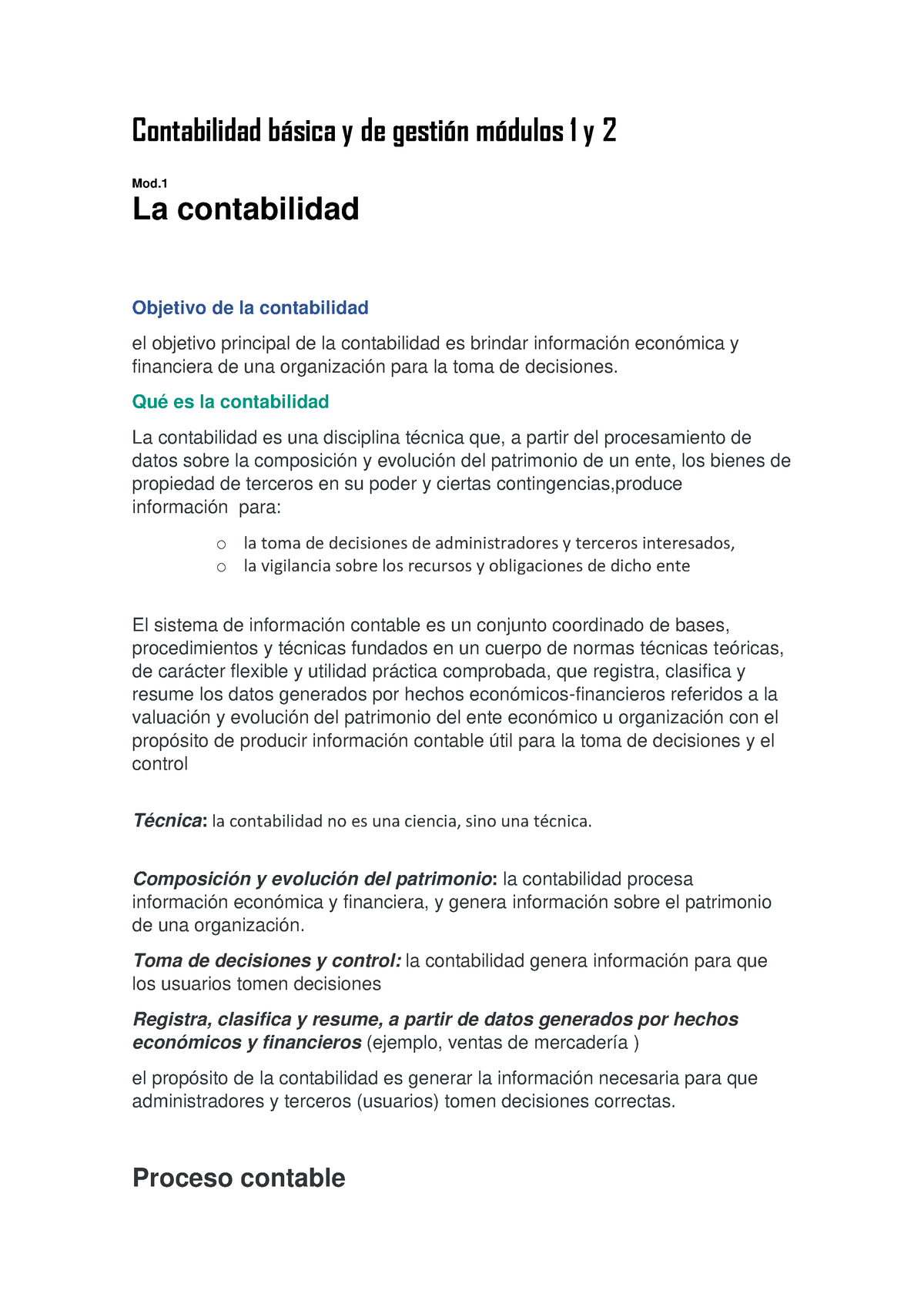 Contabilidad Bsc Y Gestion M1 Y M2 - Contabilidad B·sica Y De GestiÛn ...