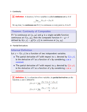Chapter 3 - Notes - Calculus 2 - Studocu