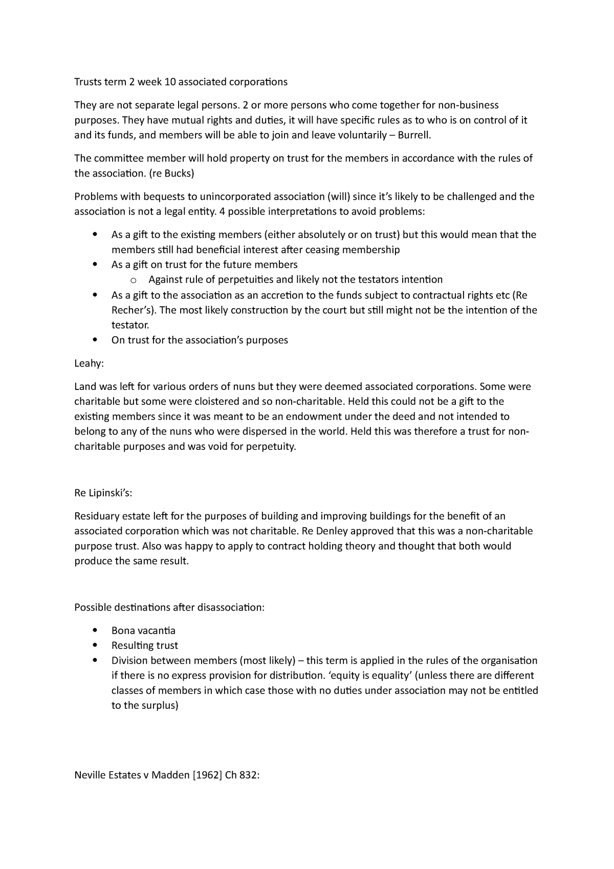 Trusts term 2 week 10 associated corporations - Trusts term 2 week 10 ...