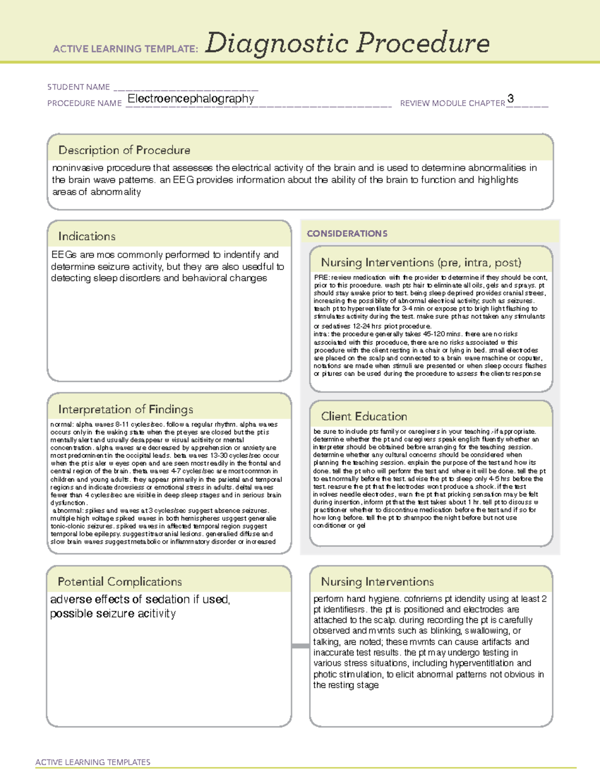 Ati Active Learning Template