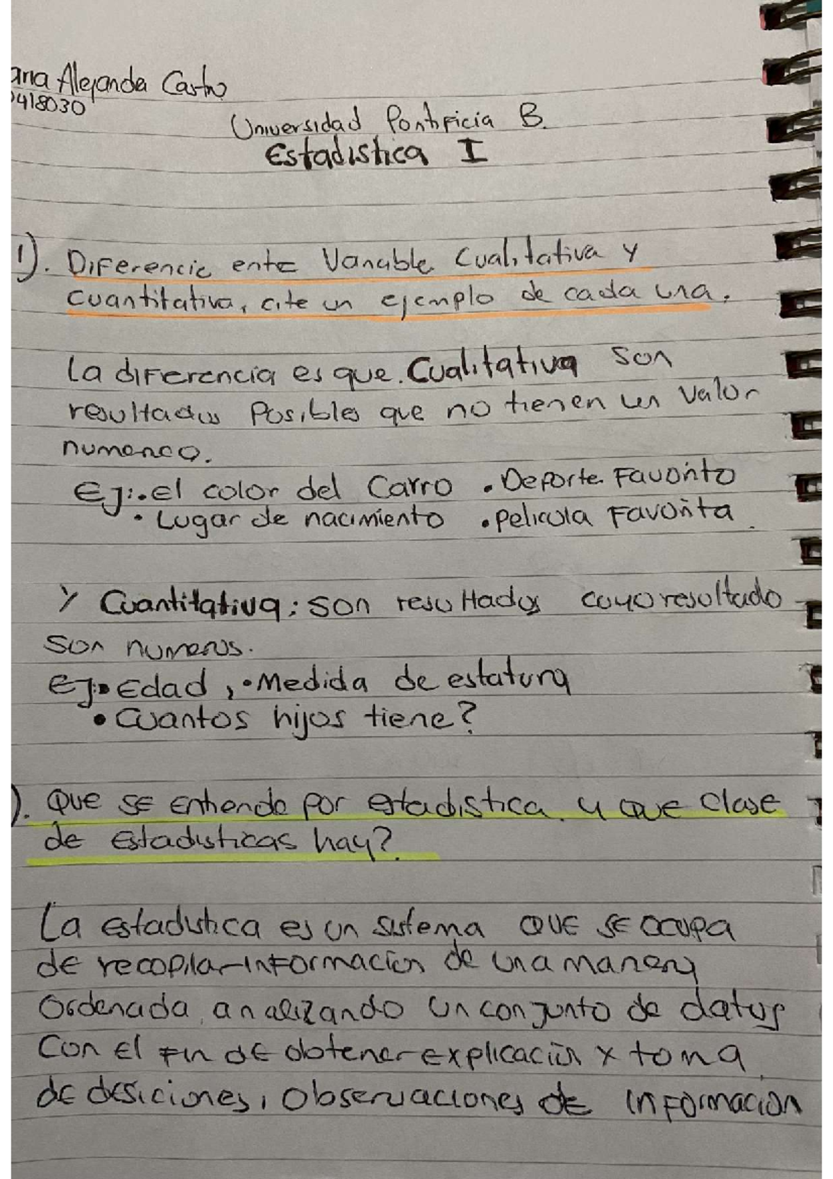 Estadistica I - MANEJO DE FORMULAS - Aria Alexanda Casta 418030 ...