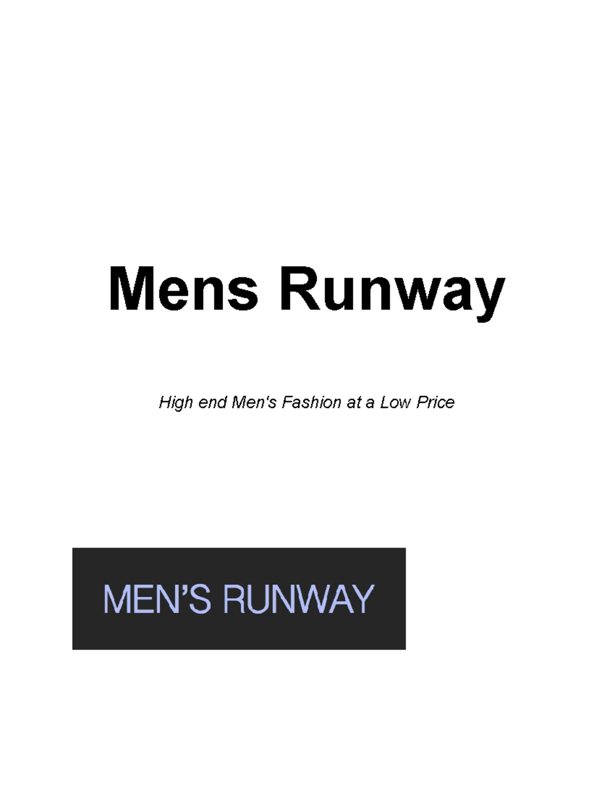 Mens Runway High end Men's Fashion at a Low Price Mkt301 Mens Runway