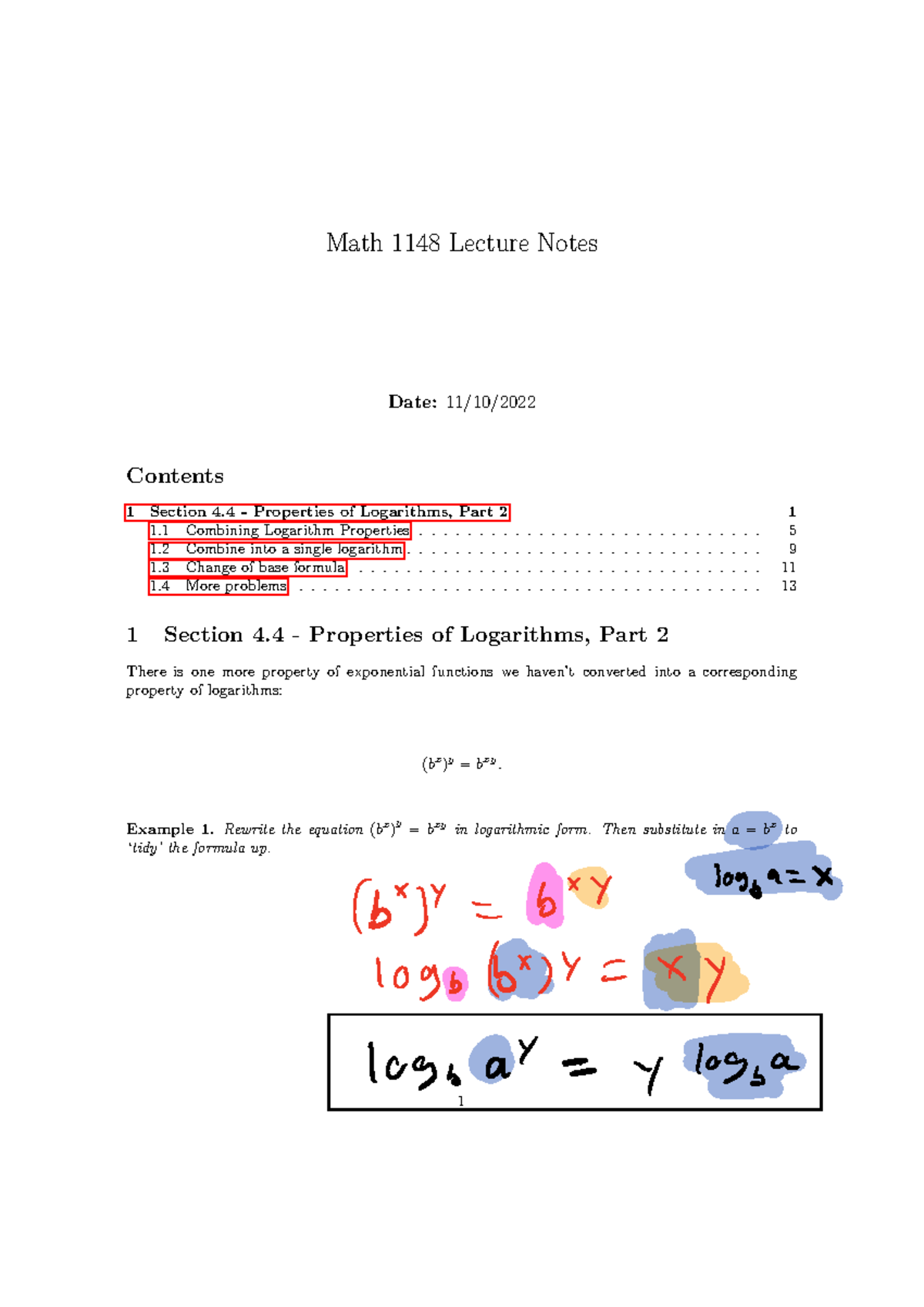 Math+1148+Lecture+Notes+Day+23 - Math 1148 Lecture Notes Date: 11/10 ...
