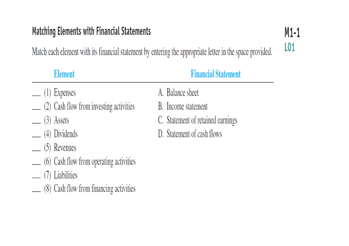 accounting 1st assignment