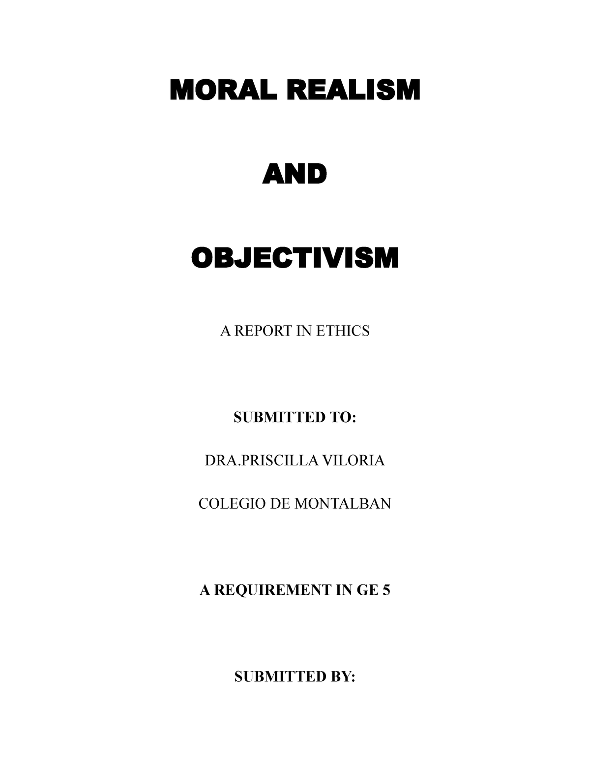 moral-realism-research-moral-realism-and-objectivism-a-report-in