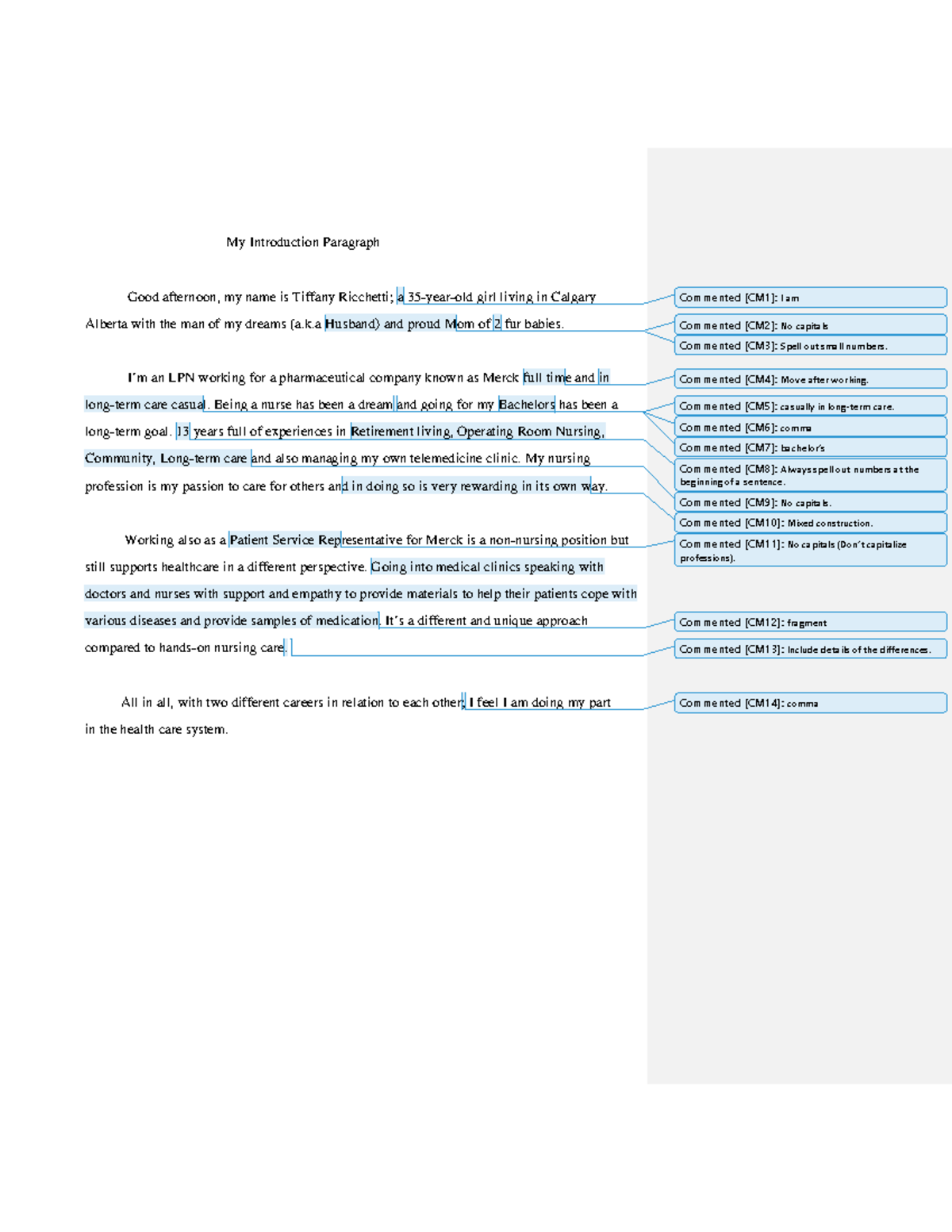 Tiffanyri 4 3458043 ENGL255 Assignment 1 Drop Box Paragraphs My ...