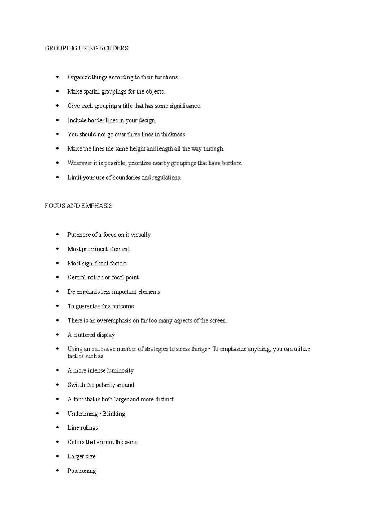 Grouping Using Borders - GROUPING USING BORDERS Organize things ...