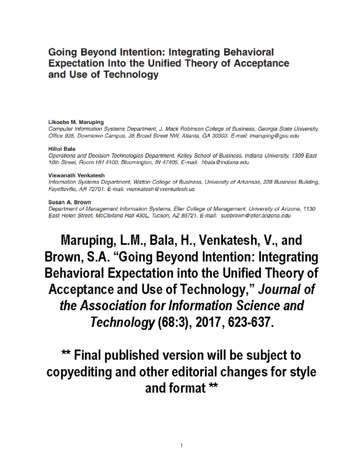 Going Beyond Intention Integrating Behavioral Expectation into the ...