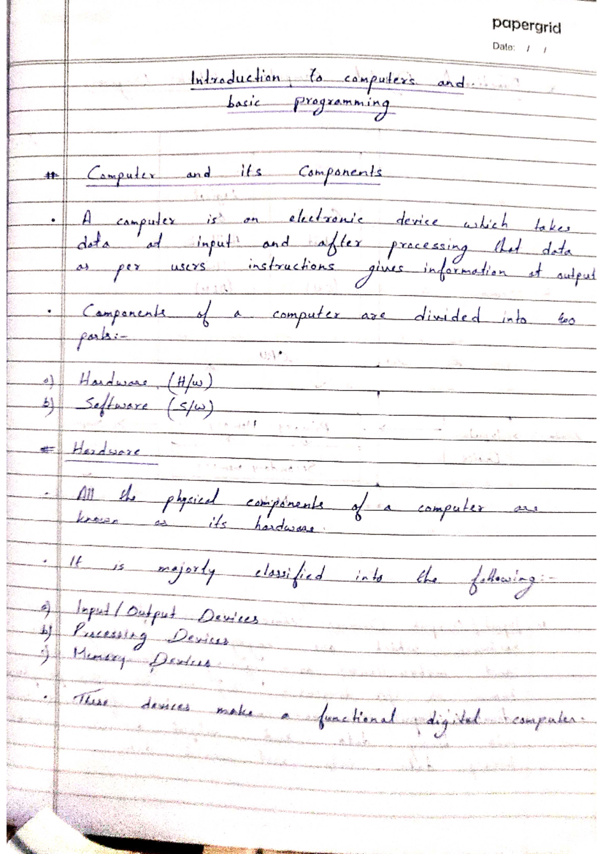 PPS UNIT 1 - PPS (1st Semester) C++ - Studocu