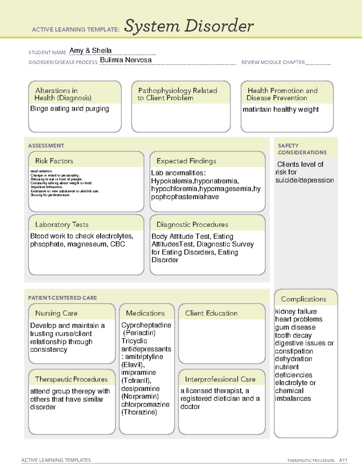 Ati Remediation Template Basic Concept Example