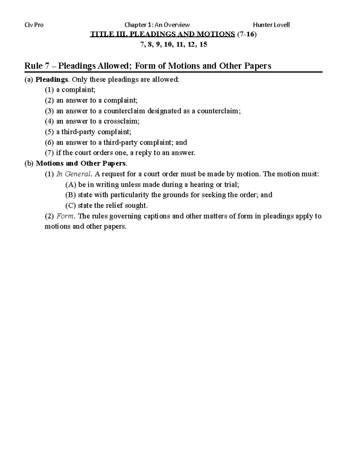 RULE 8 GENERAL RULES OF PLEADING visual data 7