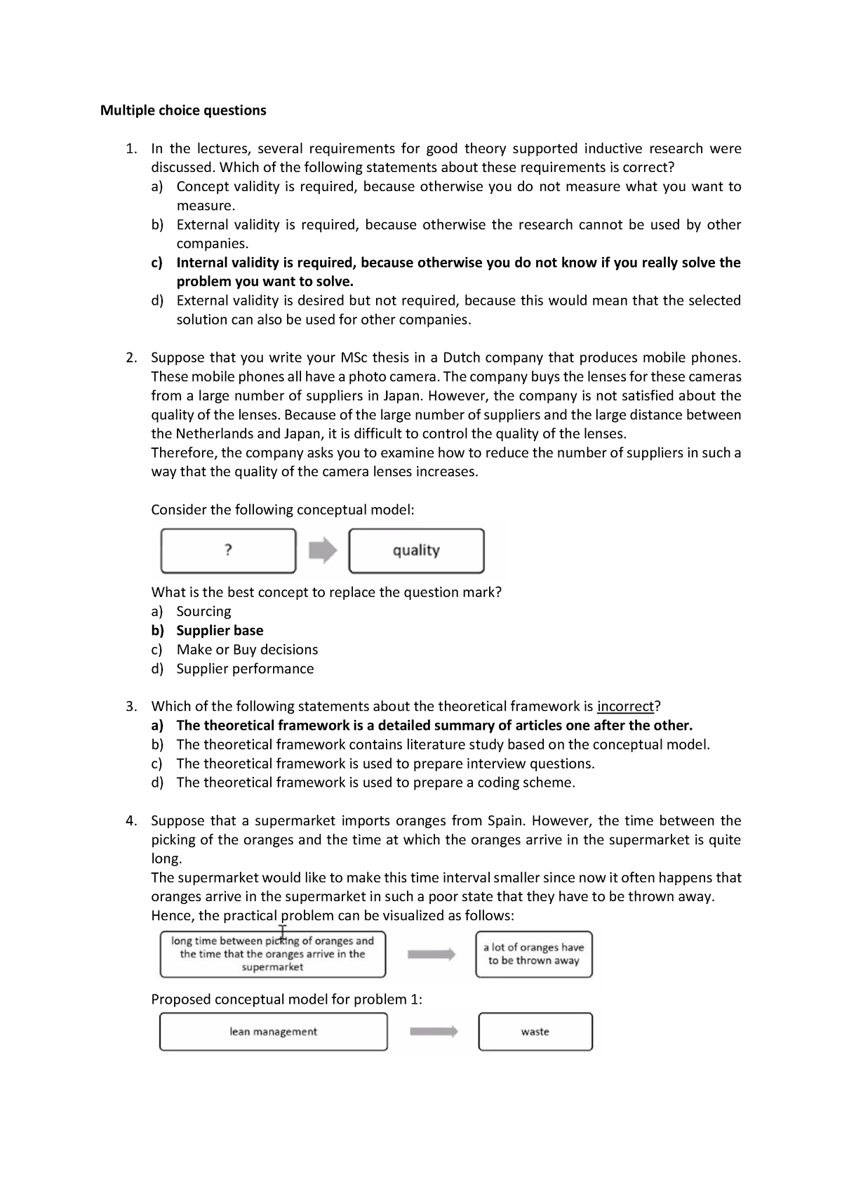 research skills exam