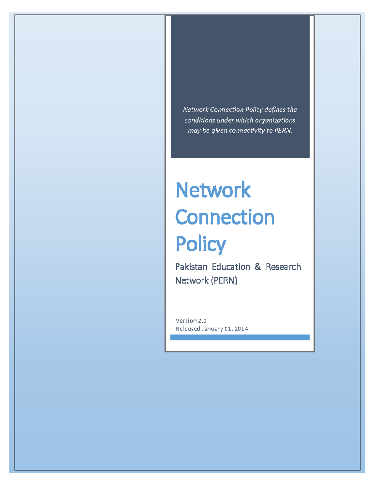 01 - I want this book - Network Connection Policy defines the ...