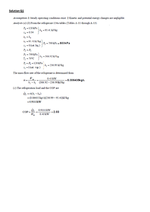 Solved Compressor Problems - Heat Engineering S Olved Problems By Dr. P ...