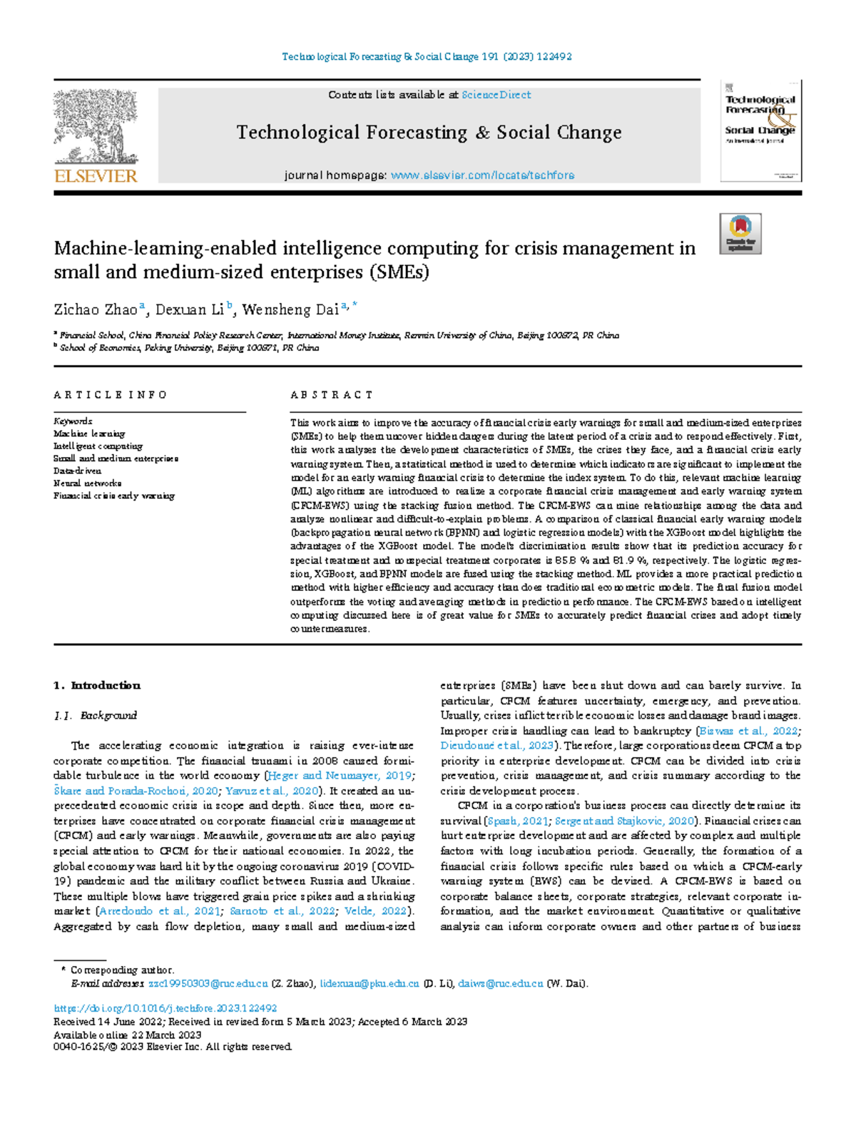 1-s2 - asdasdqwd - Technological Forecasting & Social Change 191 (2023 ...