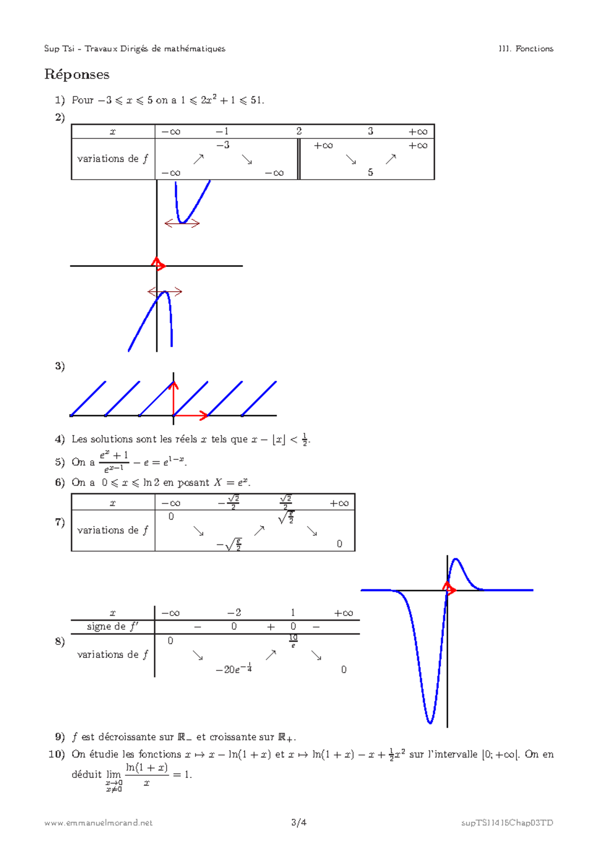 Exercices Maths Sup Corrigés – Exercices Maths Sup – WMJJXR