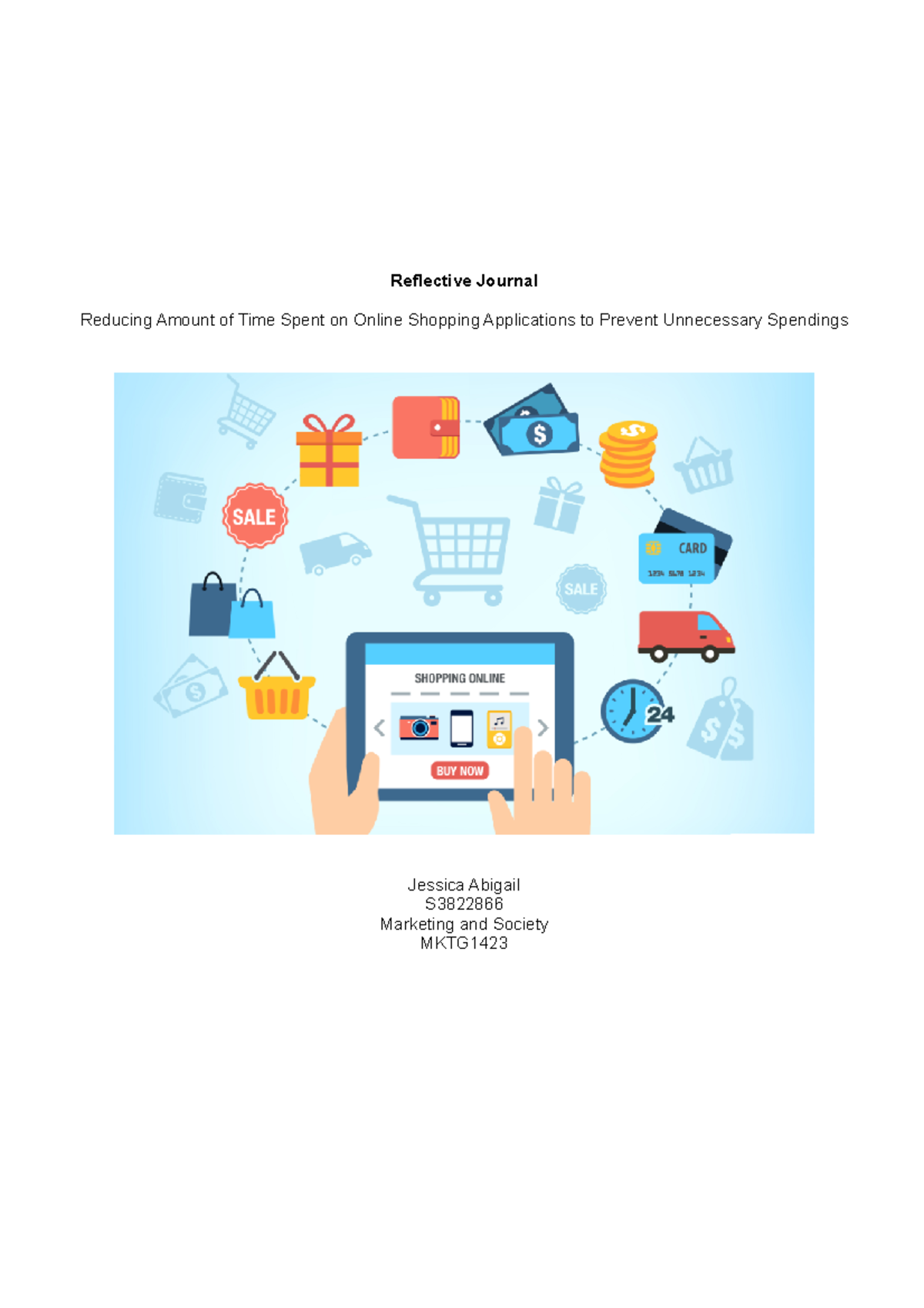 Reflective Journal - Reflective Journal Reducing Amount of Time Spent ...