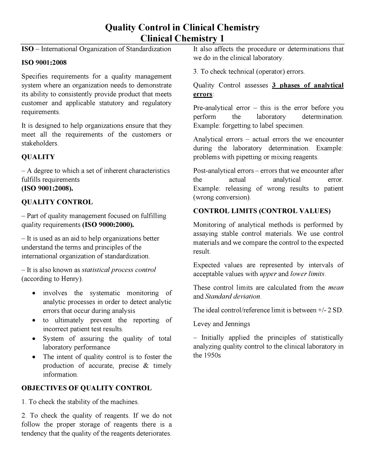 clinical-chemistry-1-quality-control-in-clinical-chemistry-quality