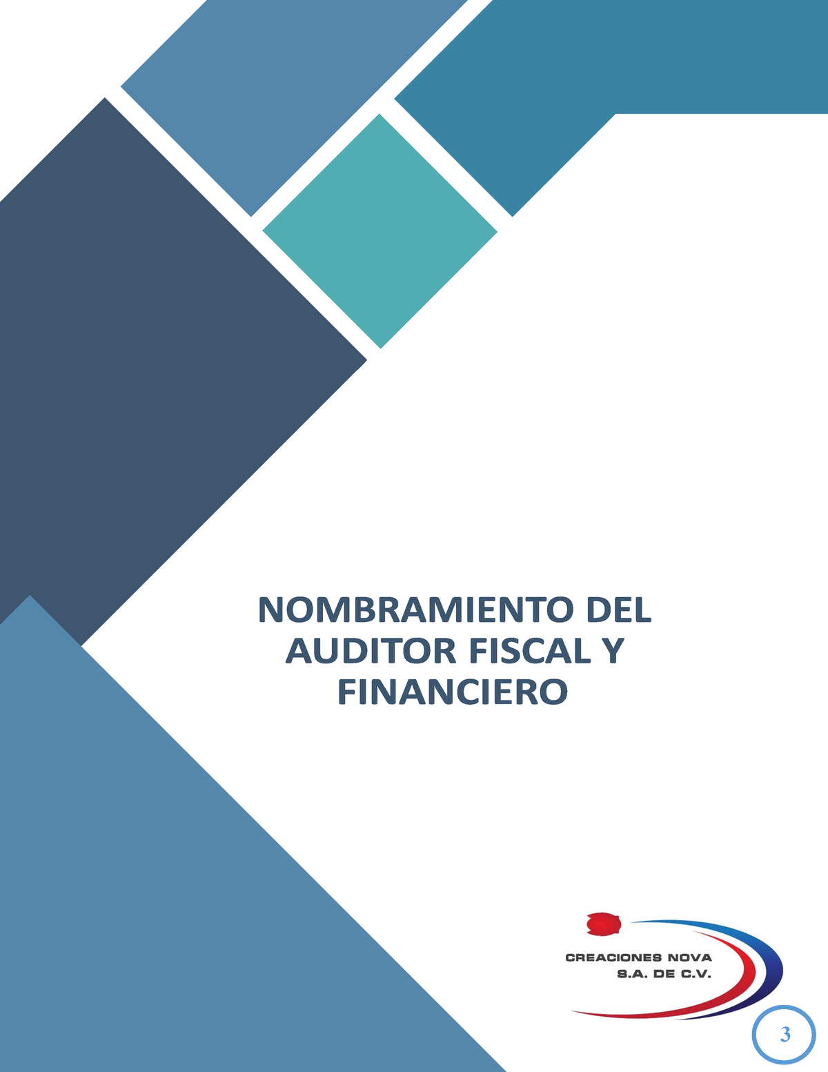 Iii Nombramiento Del Auditor Nombramiento Del Auditor Financiero