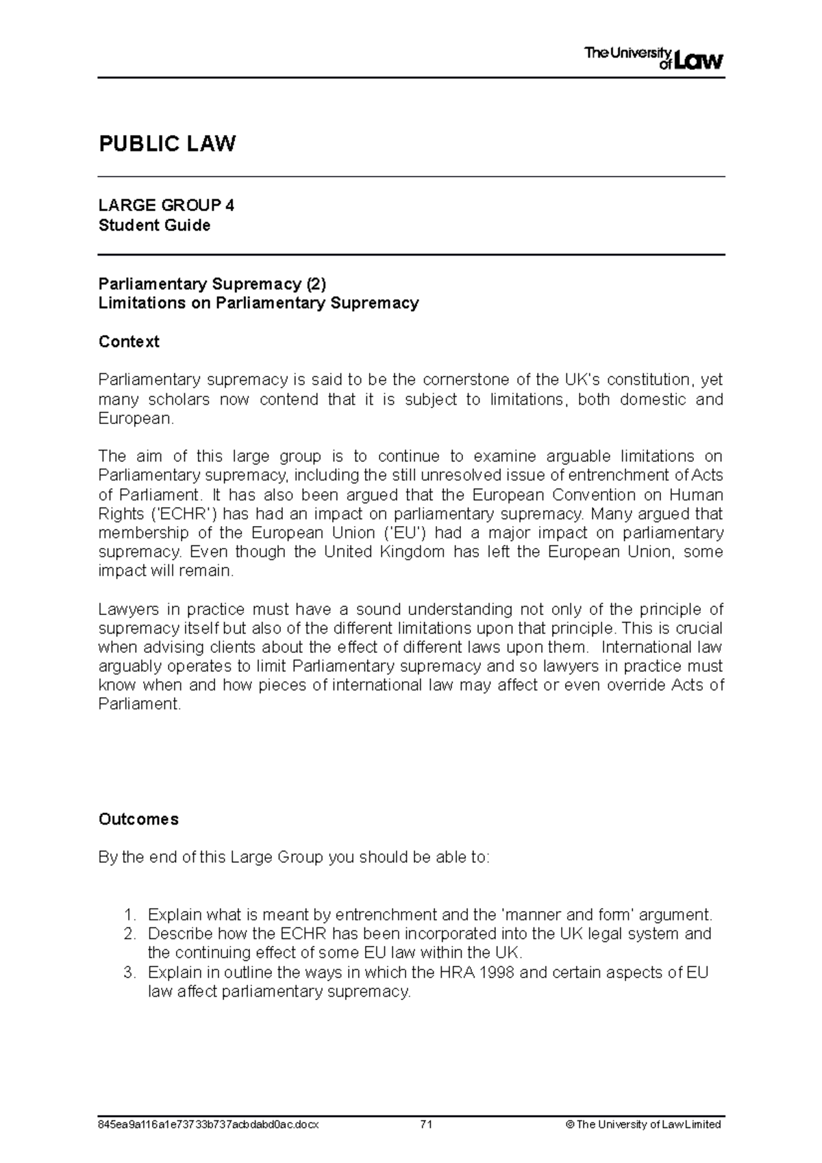 2122 pub lg04 ce01 student guide - PUBLIC LAW LARGE GROUP 4 Student ...