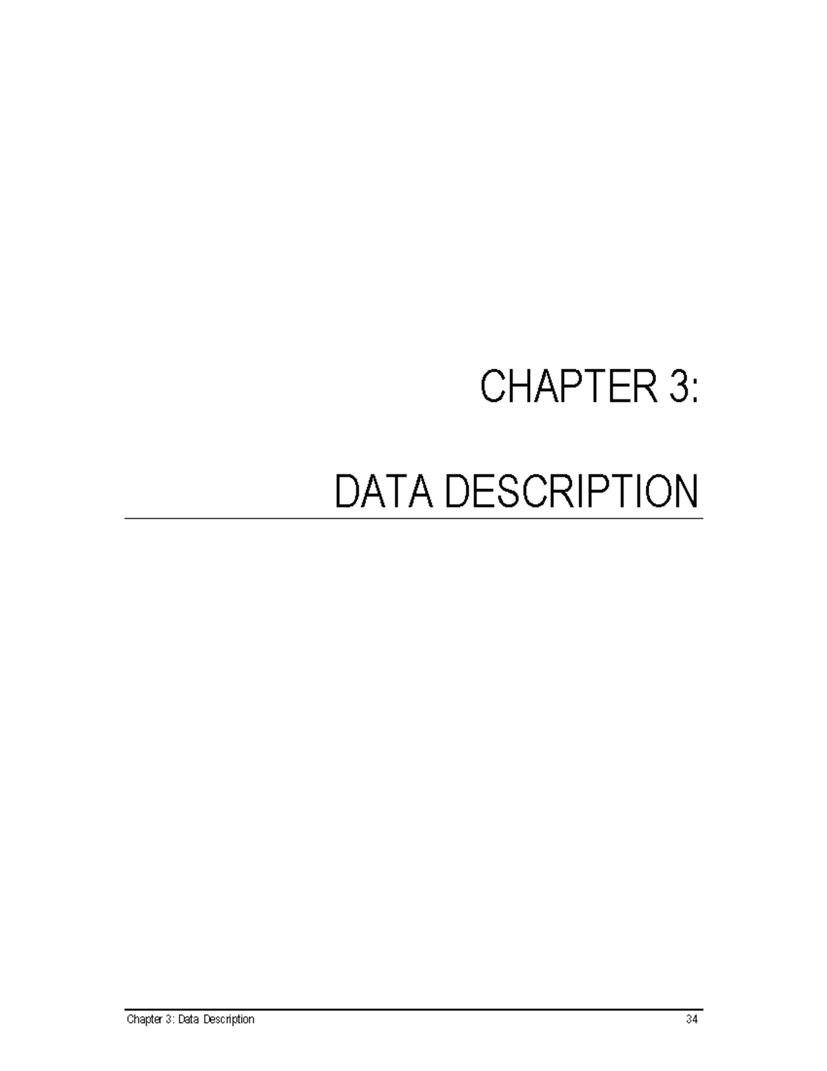 Chapter 3 - CHAPTER 3: DATA DESCRIPTION Overview This chapter discusses ...
