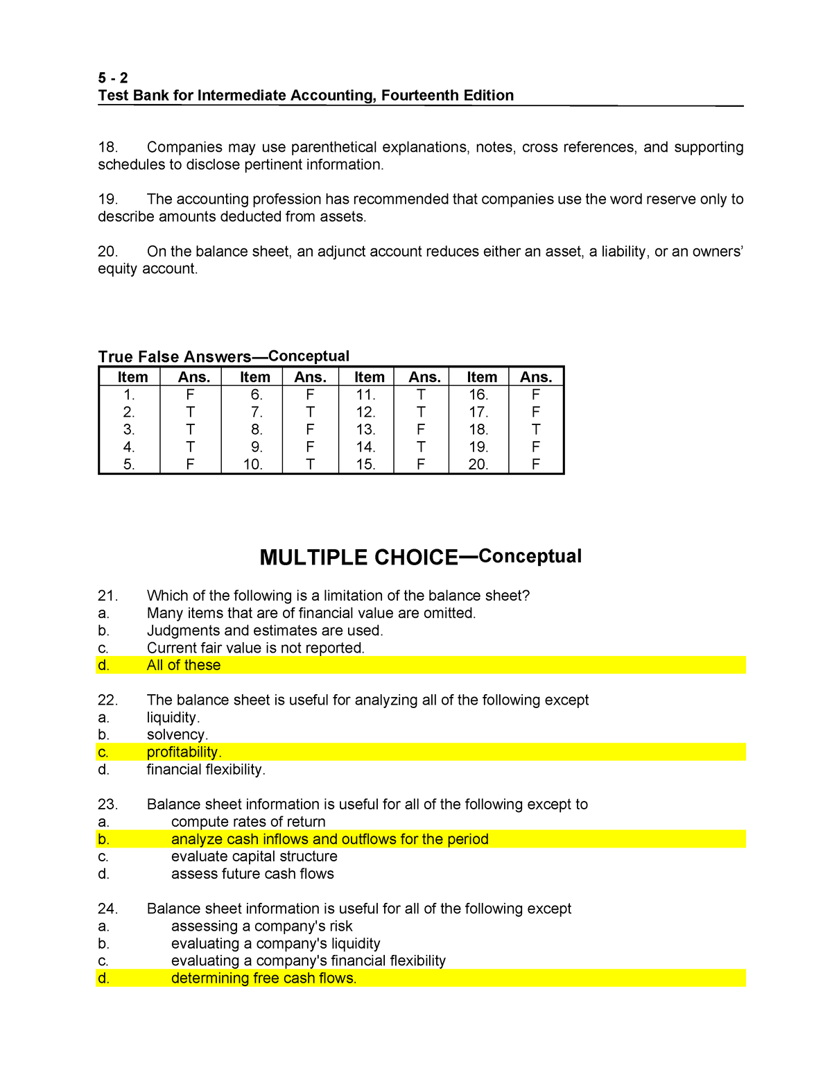 Chapter 5 Test Bank Intermediate Accounting - UGM - Studocu