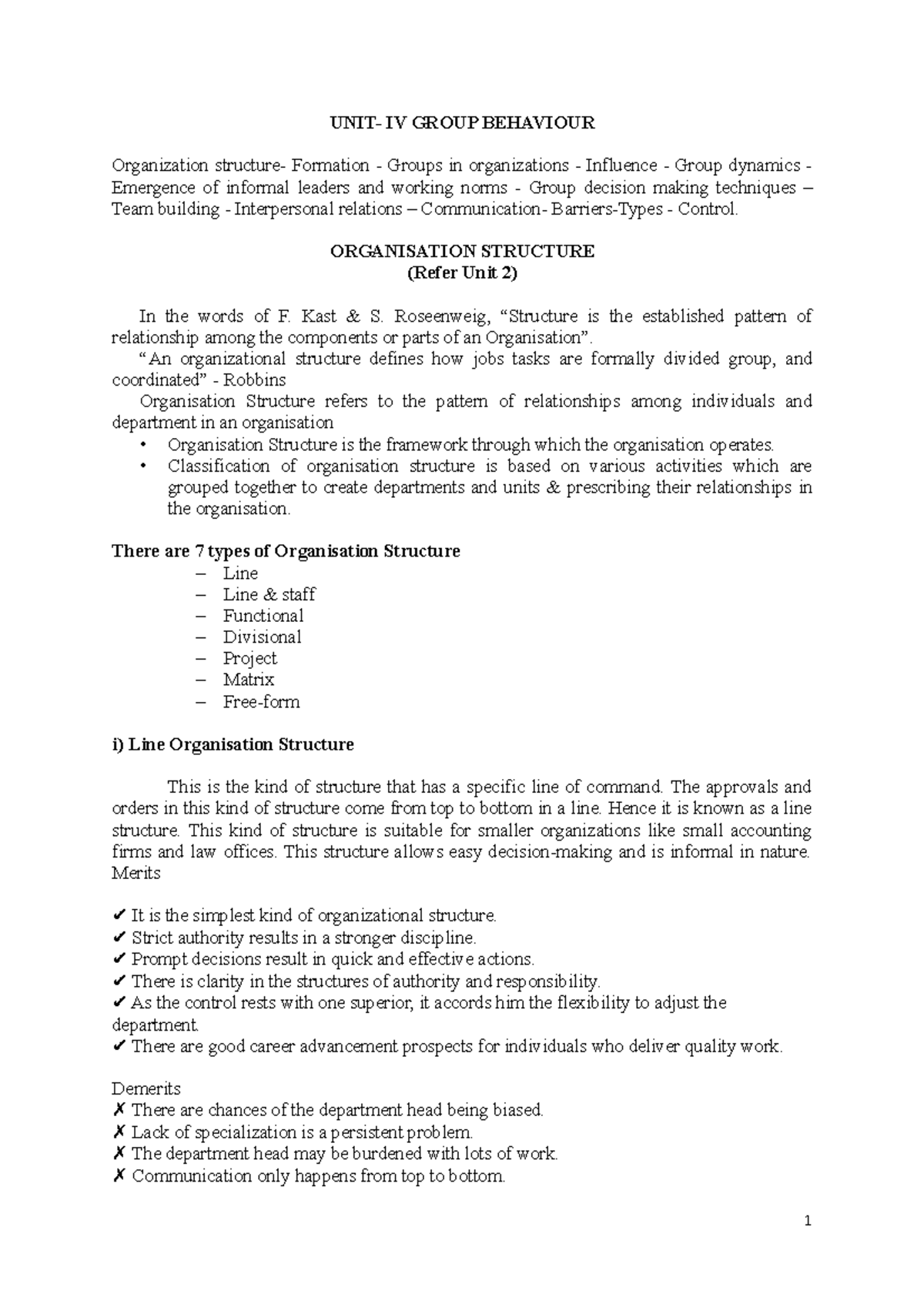 Unit-4- MOB - Management Principles, Practices and Organization ...