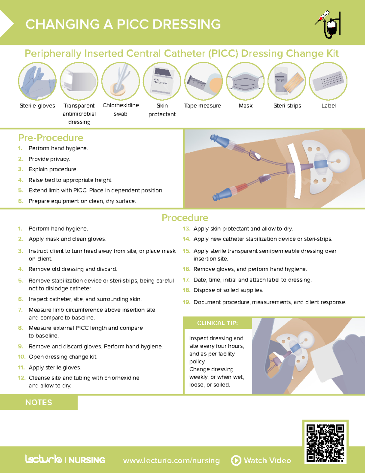 Nursing CS Changing-a-PICC-Dressing 04 - lecturio/nursing Watch Video ...