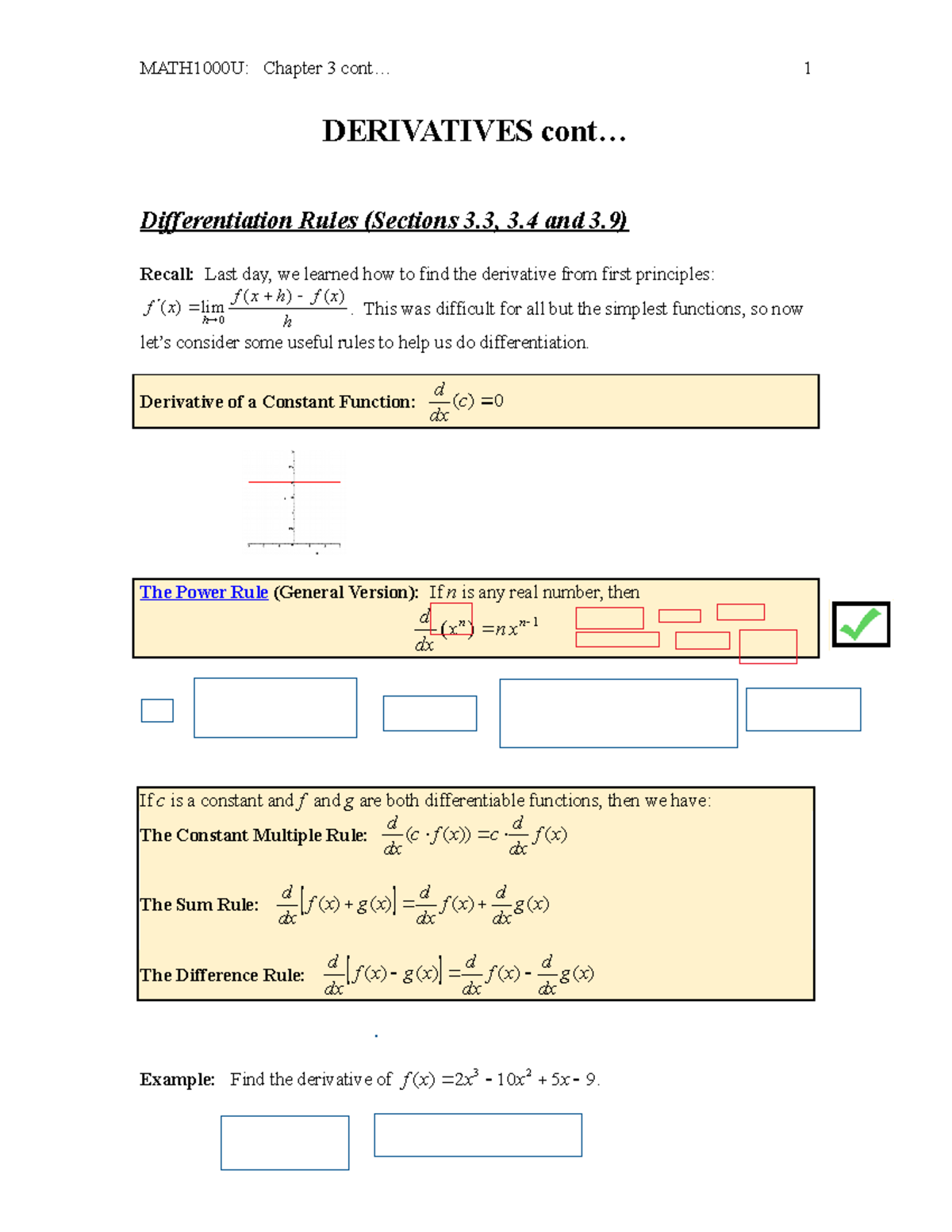 Mod4 diffrules - Continuation of derivatives on chapter 3 with mostly ...