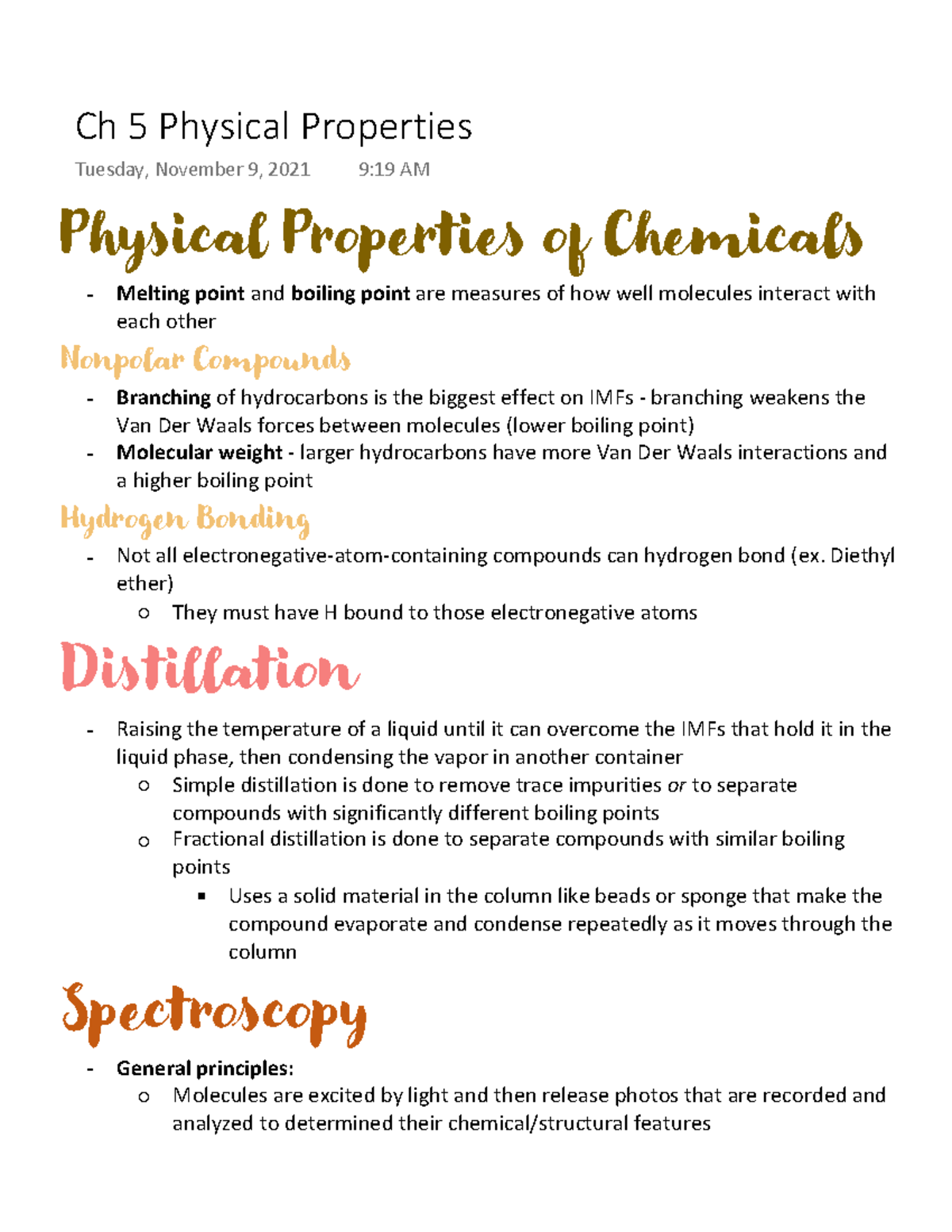 Lab Techniques Lecture notes MCAT Week Chem 14D UCLA Studocu