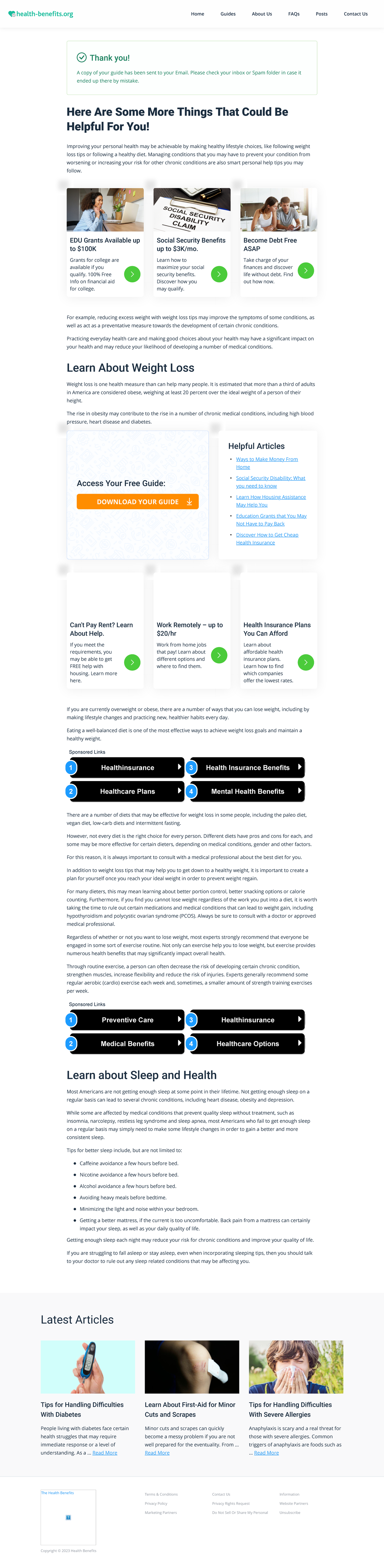 Learn Health Tips You Can Practice Every Day - The Health Benefits 2 ...