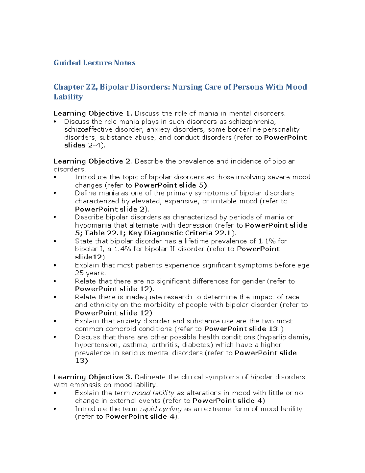 Boyd Ess 2e Guided Lecture Notes Chapter 22 - Guided Lecture Notes ...