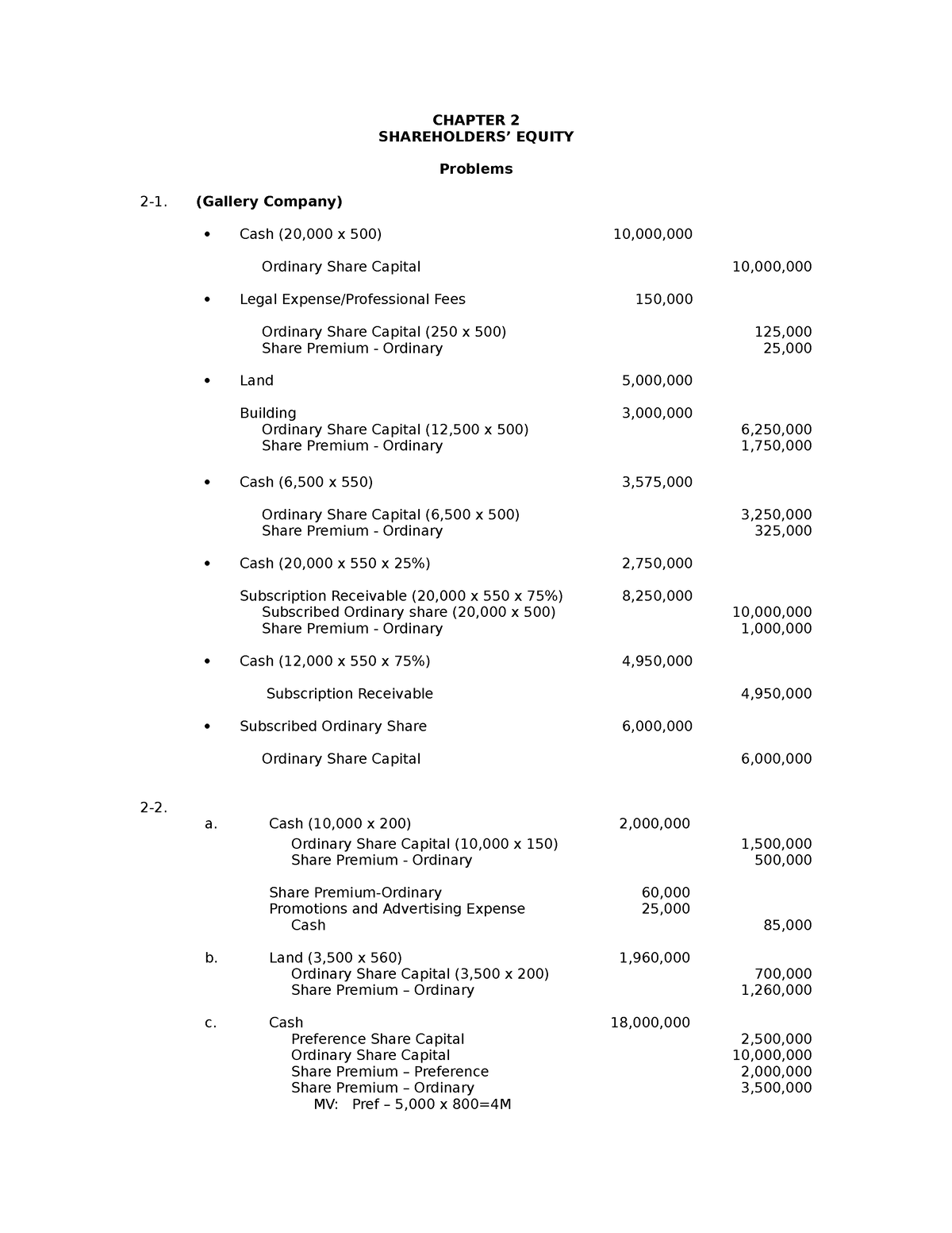 chapter-2-shareholder-s-equity-2-shareholders-equity-problems