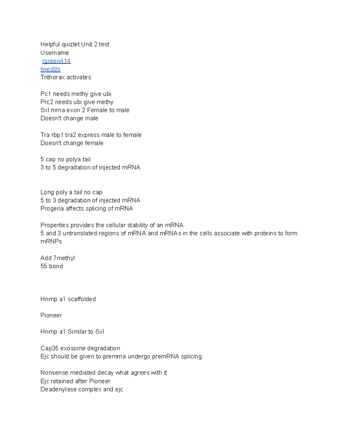 Mcb 252 notes unit2 part 1 Helpful quizlet Unit 2