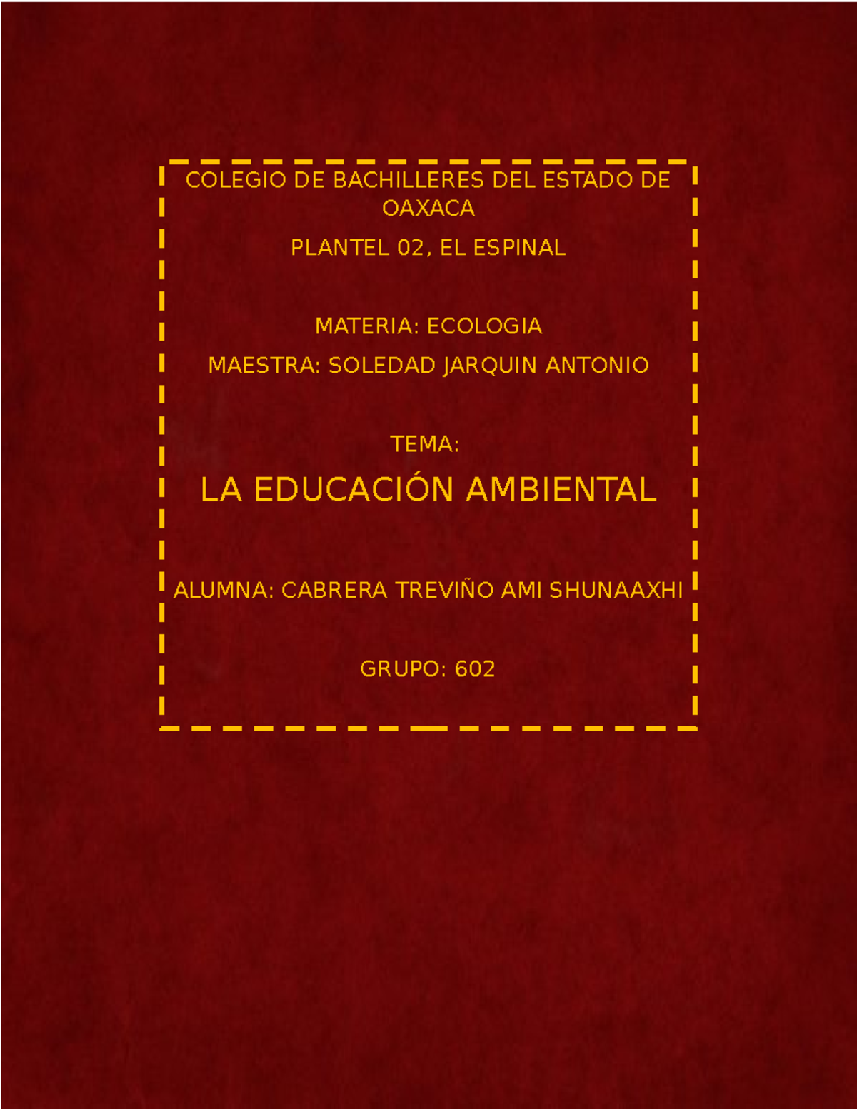 La Educación Ambiental Como Base Cultural Y Estrategia Para El ...