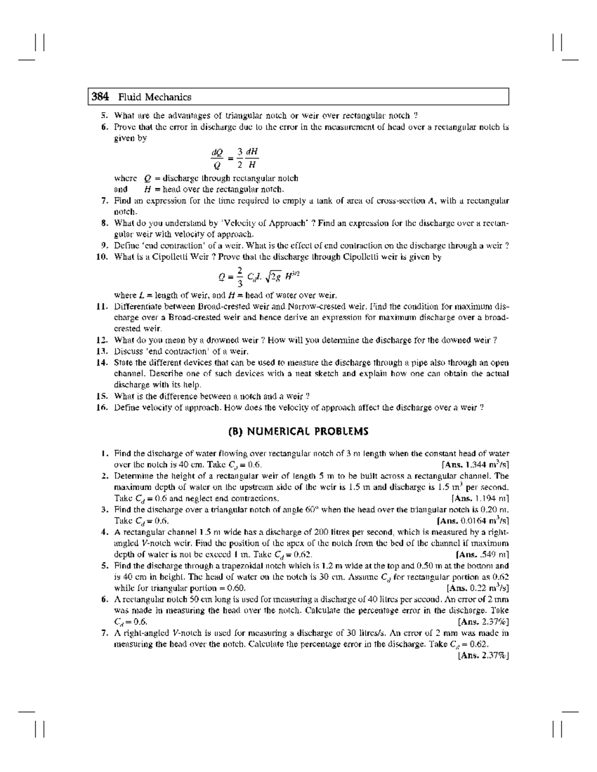 Fluid Mechanics and Hydraulic Machines -47 (71) - Fluid Mechanics And ...