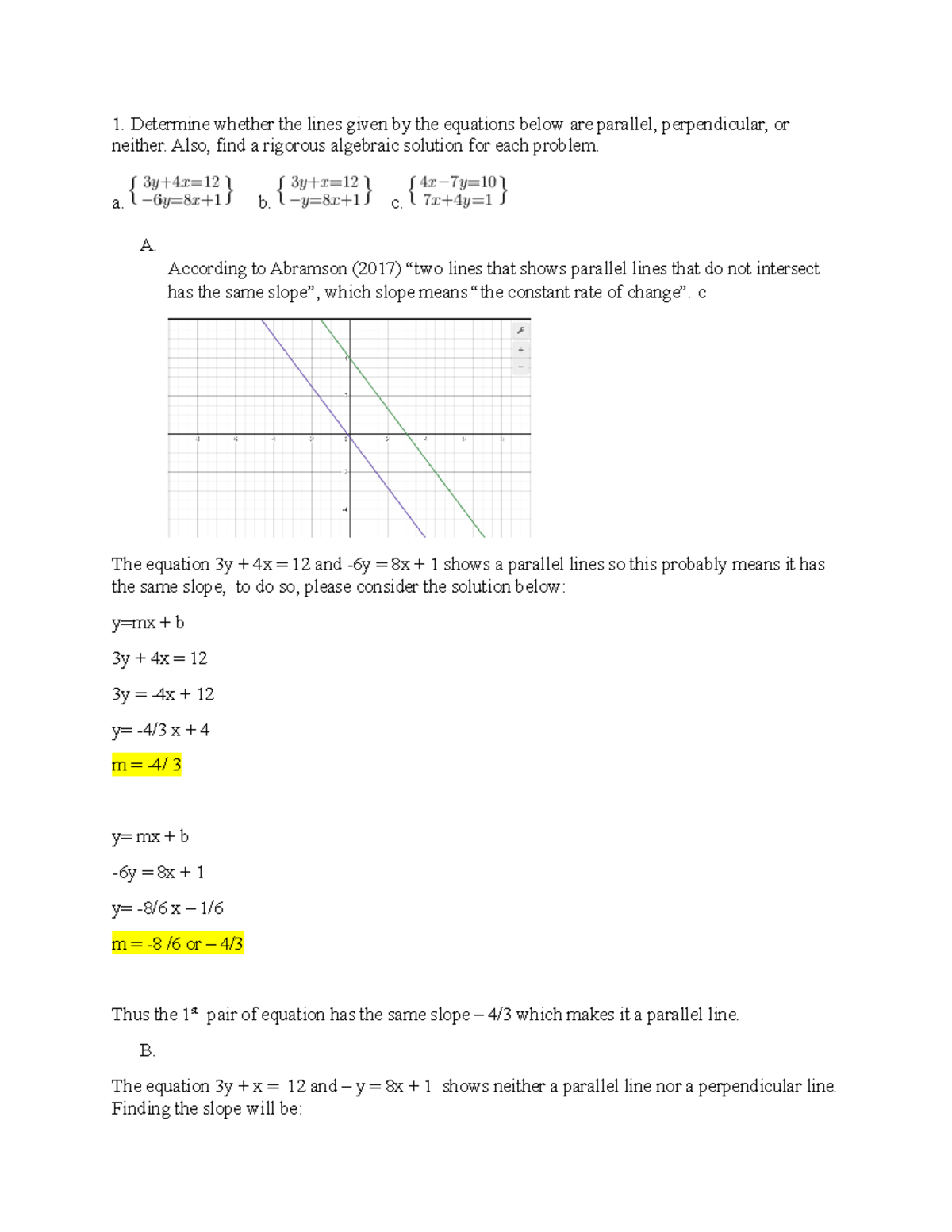 y = mx + b - What is Meaning of y = mx + b, How to Find Slope and Y -intercept