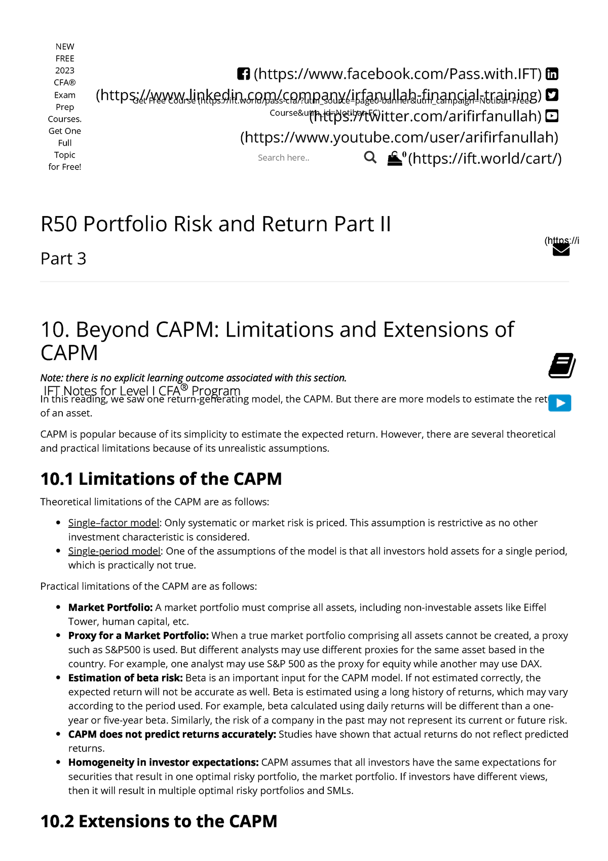 Cml 3 - Portfolio Management And Behavioral Finance - R50 Portfolio ...