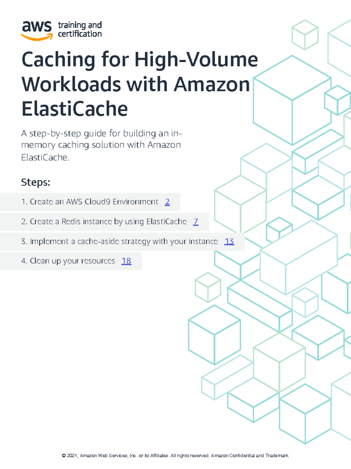 Course 3-Amazon+Elasti Cache - © 2021, Amazon Web Services, Inc. or its ...