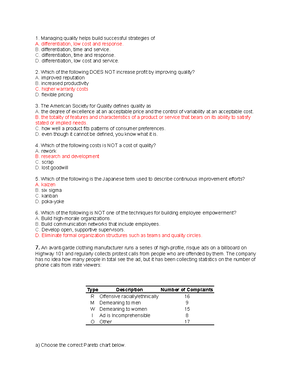 Supply Chain Management - Lecture notes - Chapter 01 - Chapter 1 ...