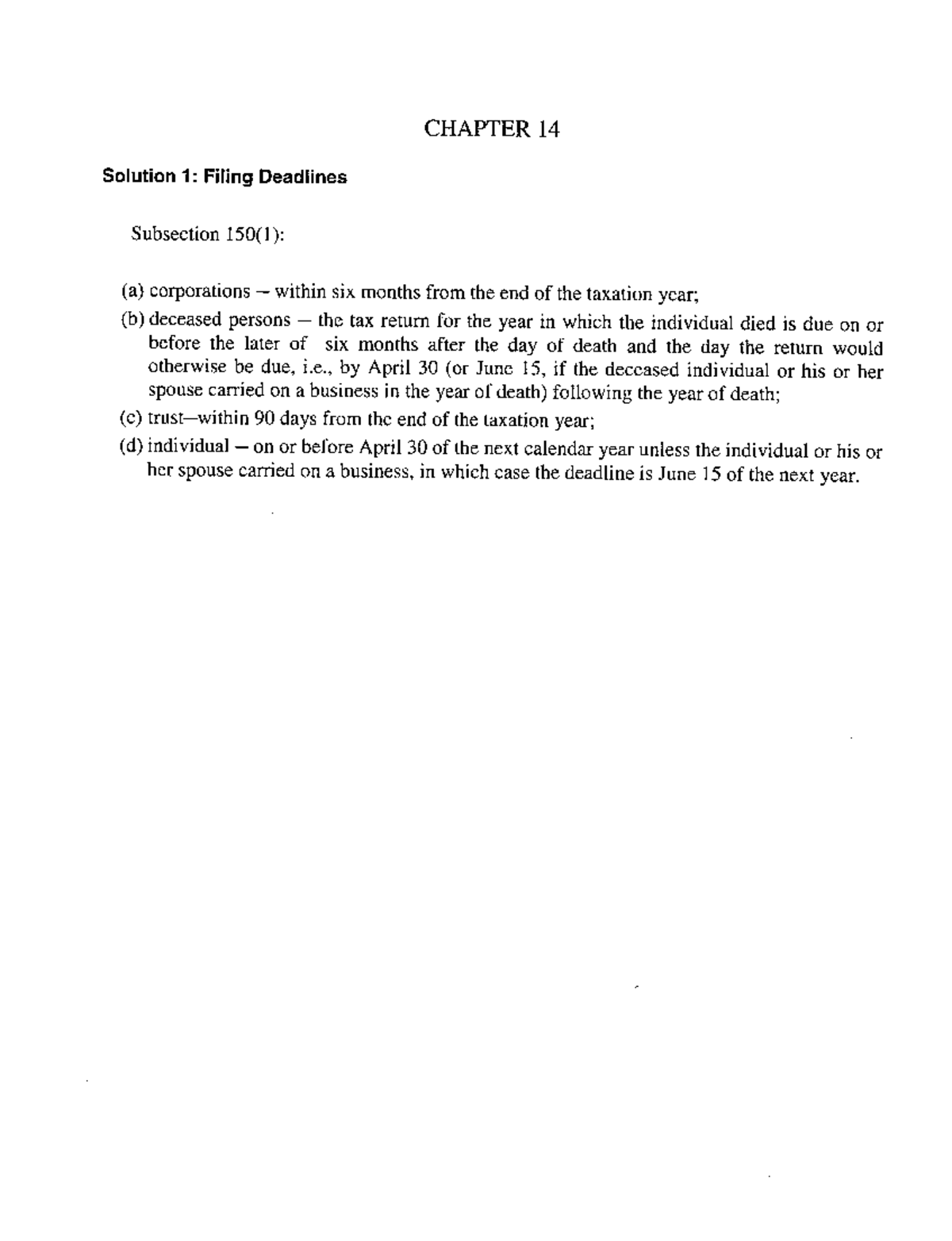 Chapter 14 solutions - Eco381H1 - Studocu