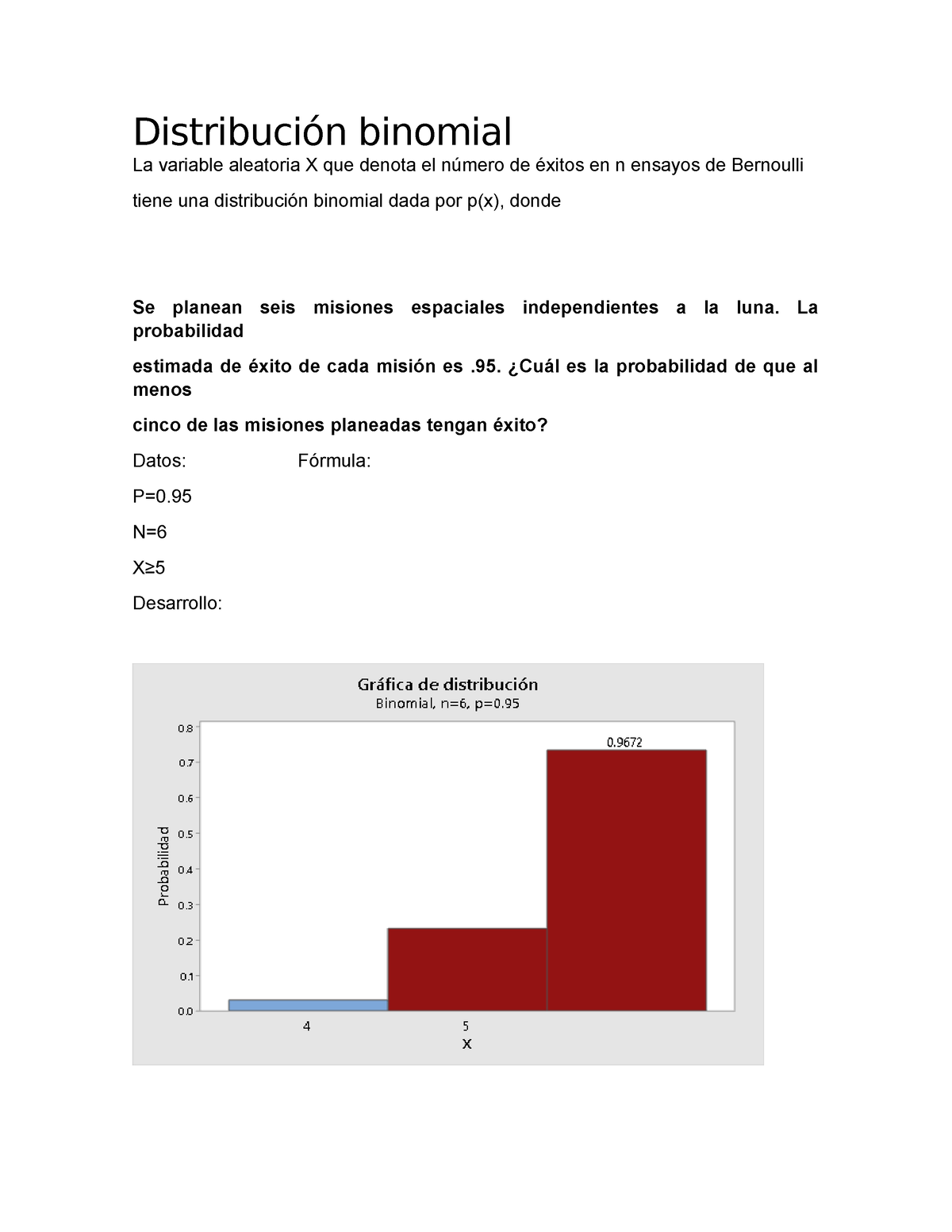 Distribuciones - Bxbxbxbxbxbxbx - Distribución Binomial La Variable ...