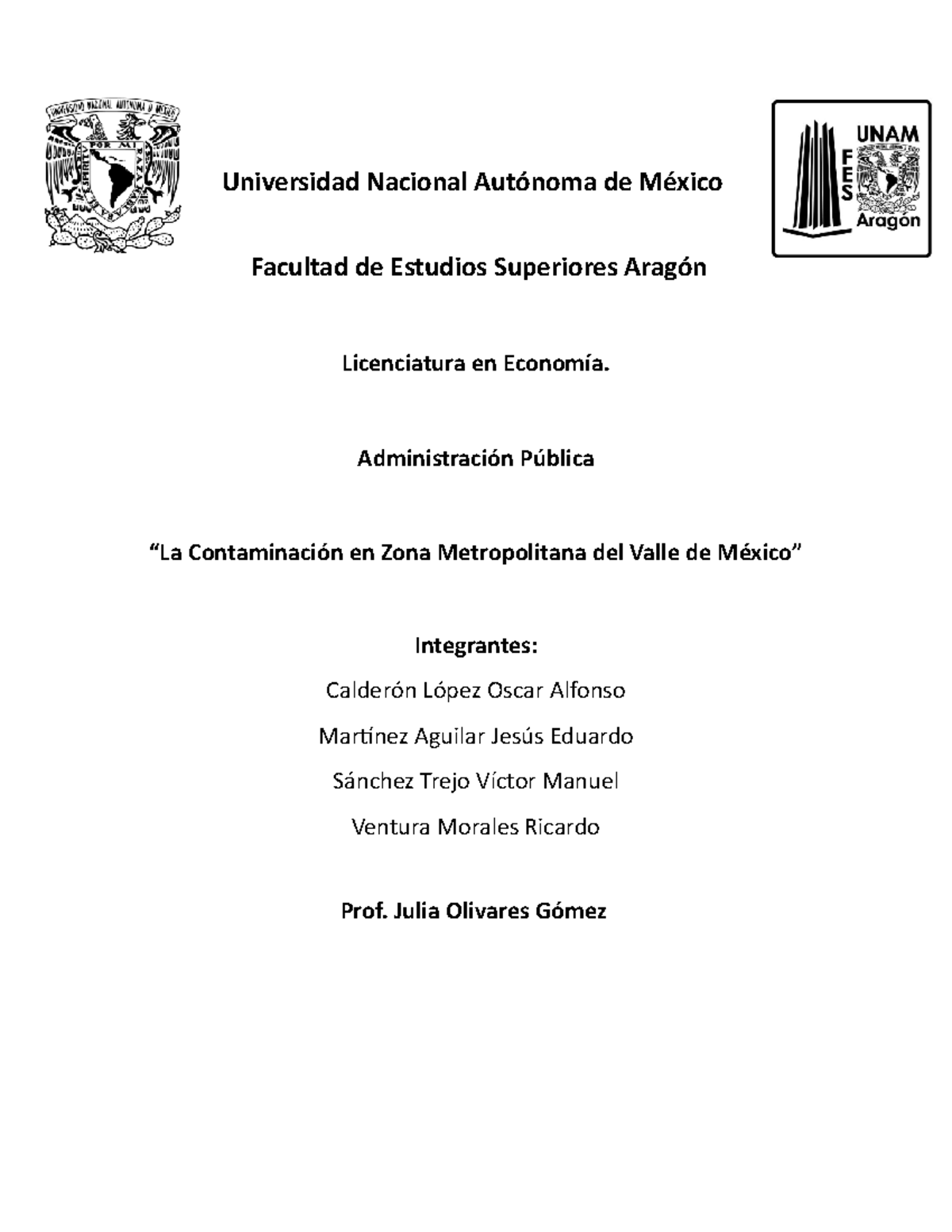 Universidad Nacional Autónoma De México - Universidad Nacional Autónoma ...