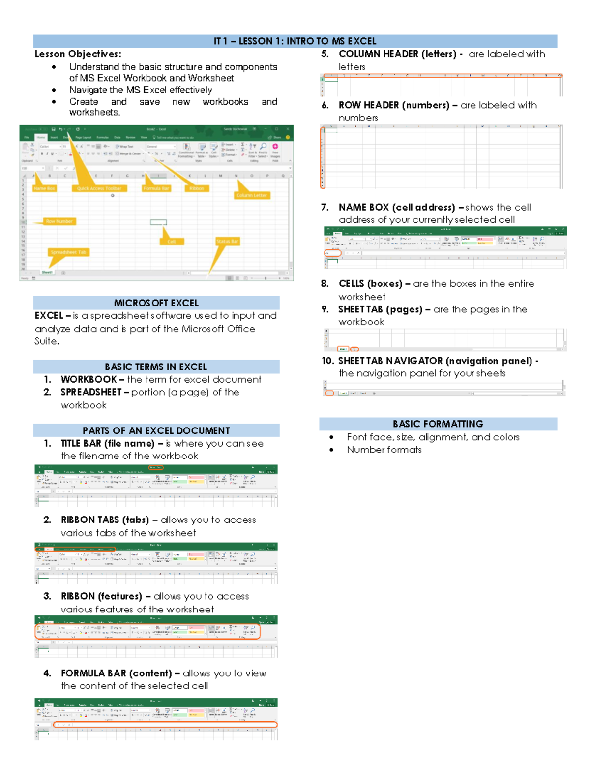 IT1 - Merged L1-5 - BSA Minor: Information Technology 1 Lecture Notes ...