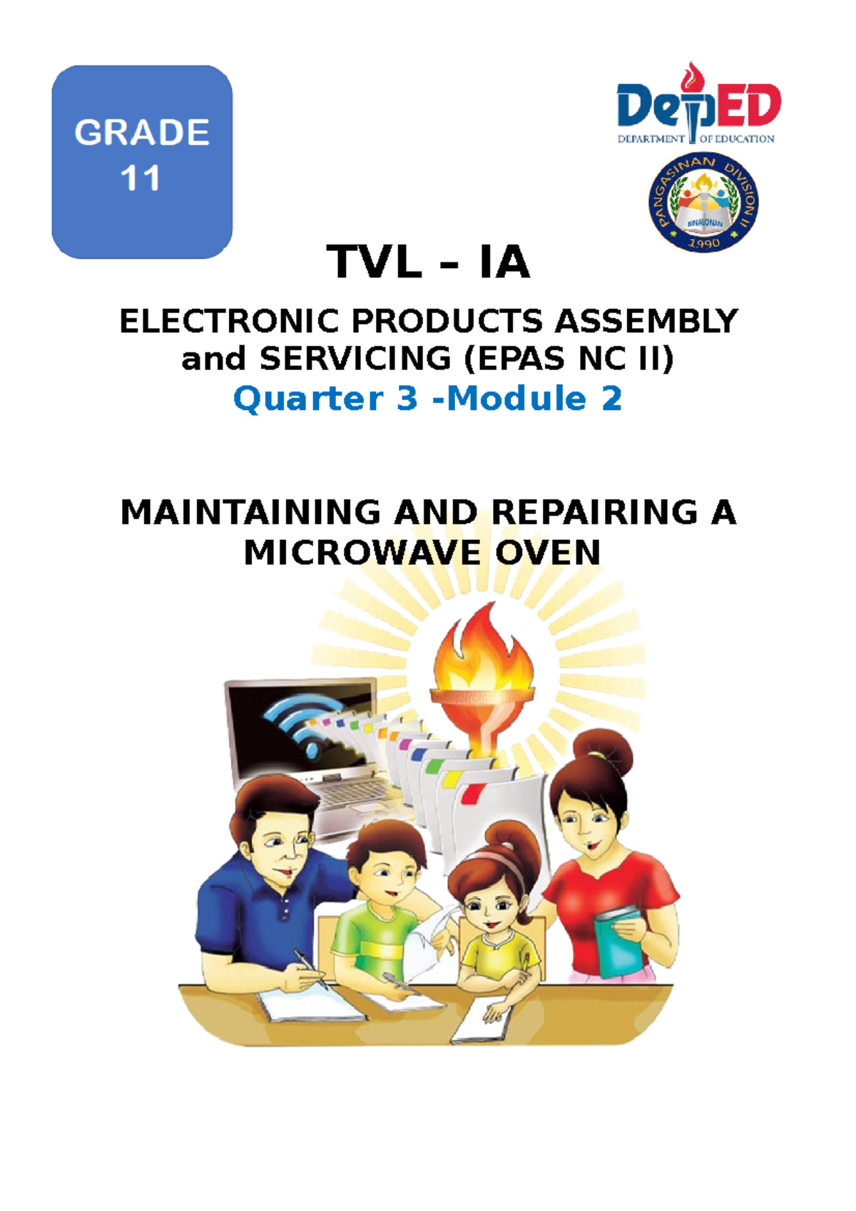 Q3 W2 Epasncii G11 Lmnhs TVL IA ELECTRONIC PRODUCTS ASSEMBLY and