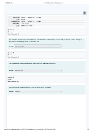 UGRD-IT6300A Information Assurance And Security 1 Prelim Quiz 2 - 1 ...