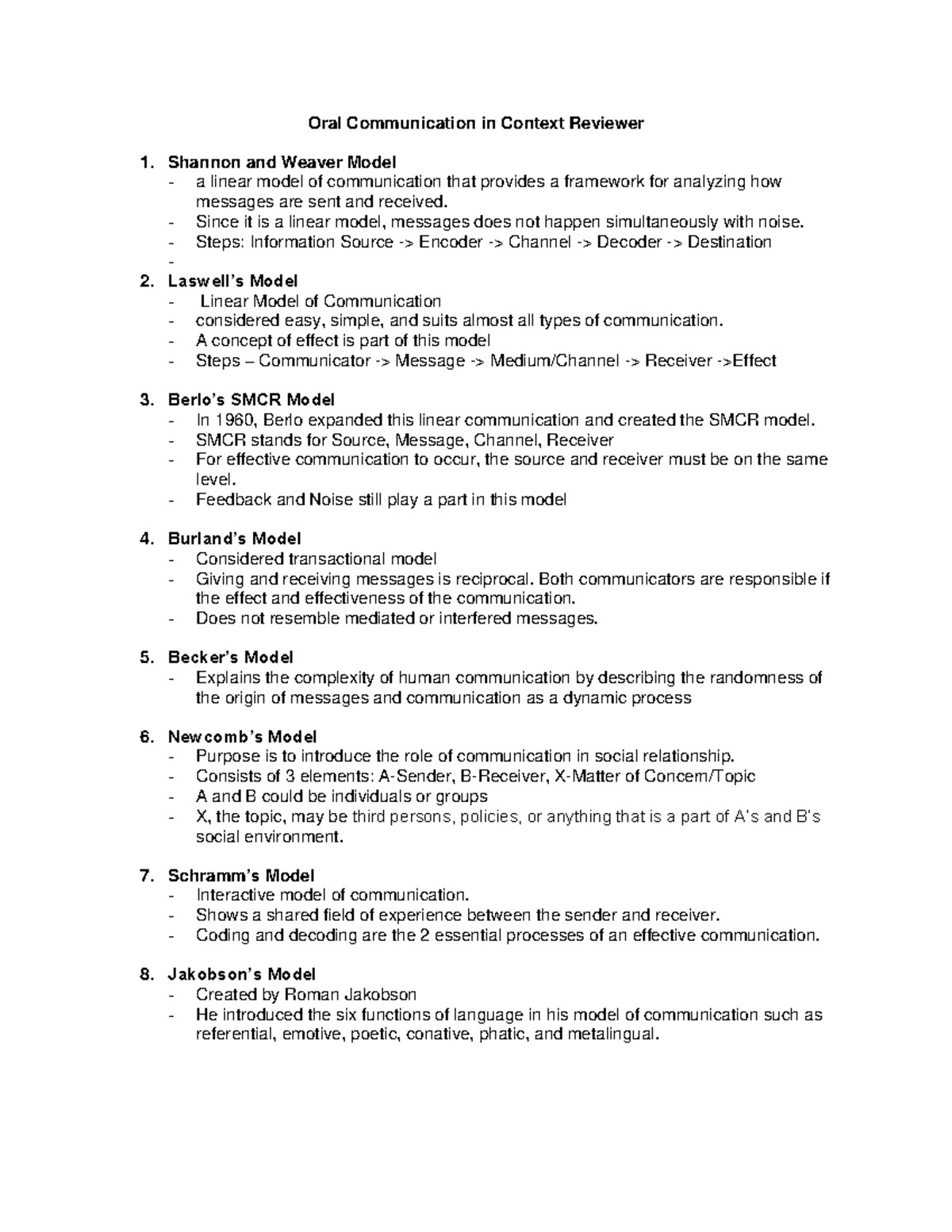 OCCReviewer - Oral Com Reviewer - Oral Communication in Context ...