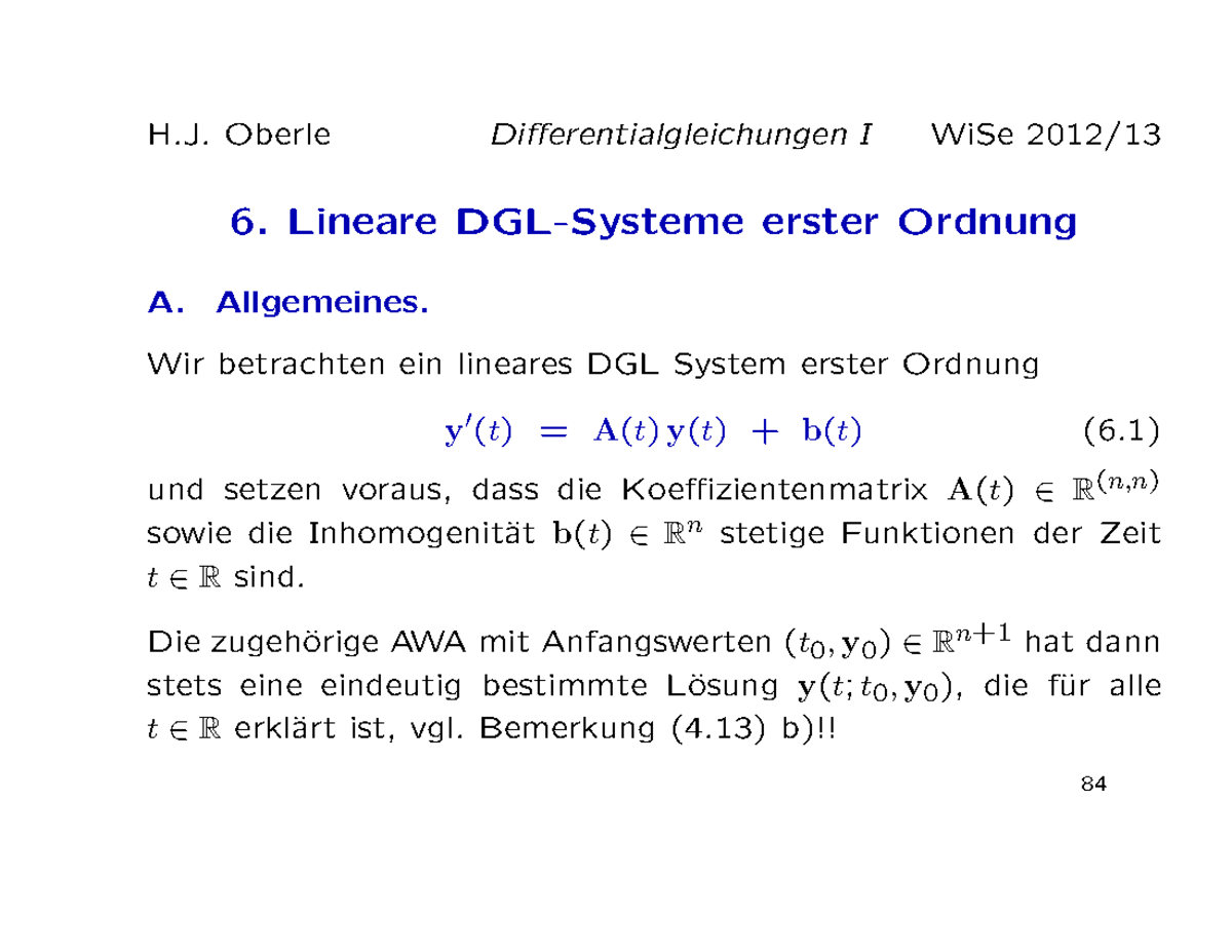 Lipschitz-Bedingung Einer Dgl Nachrechnen – FTUF