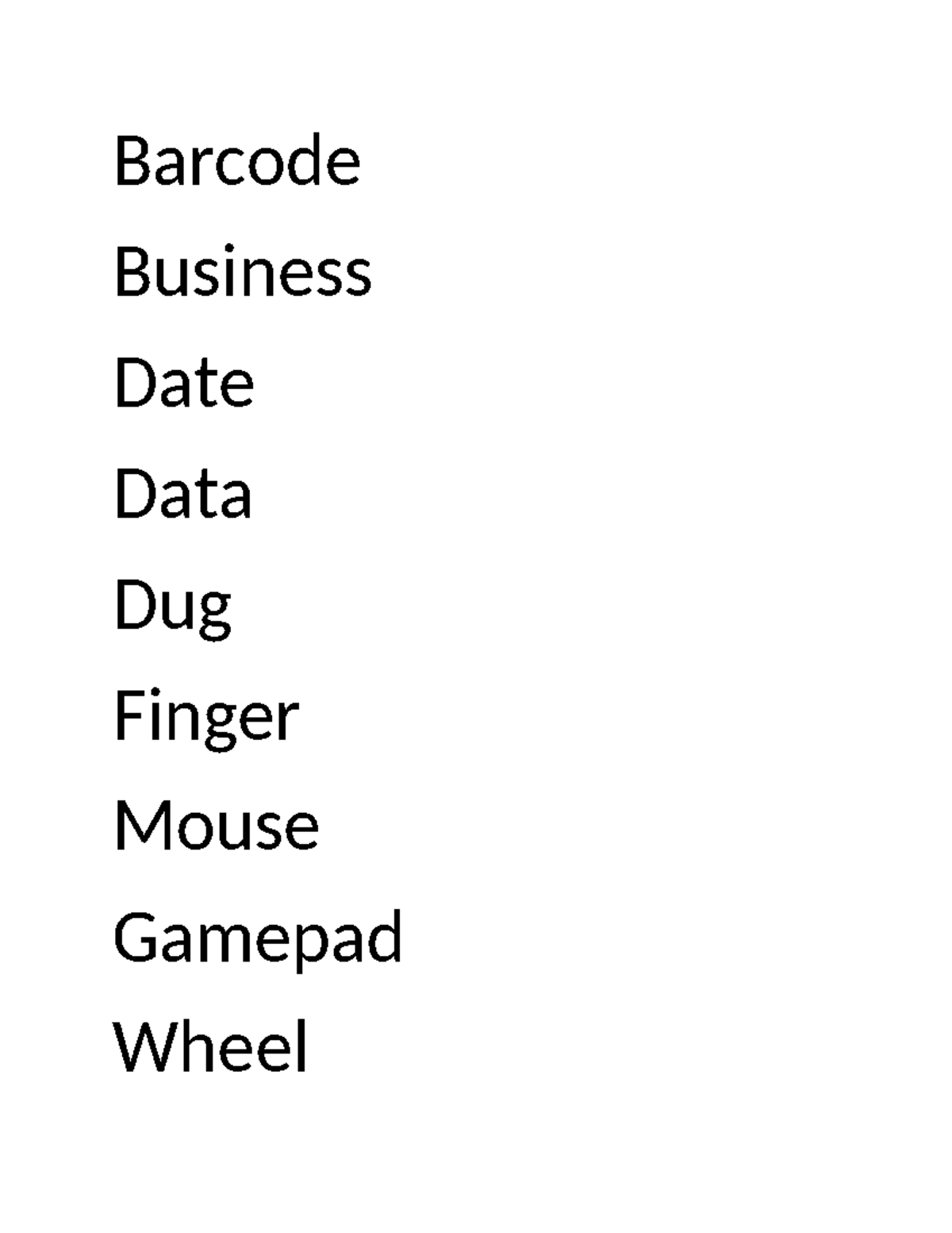Barcode - DEGYGF - Barcode Business Date Data Dug Finger Mouse Gamepad ...