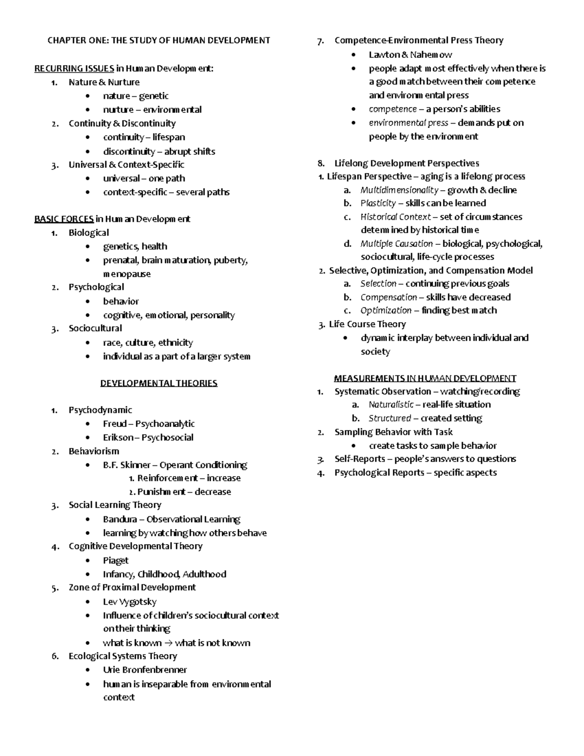 dev-psych-notes-chapter-one-the-study-of-human-development-recurring